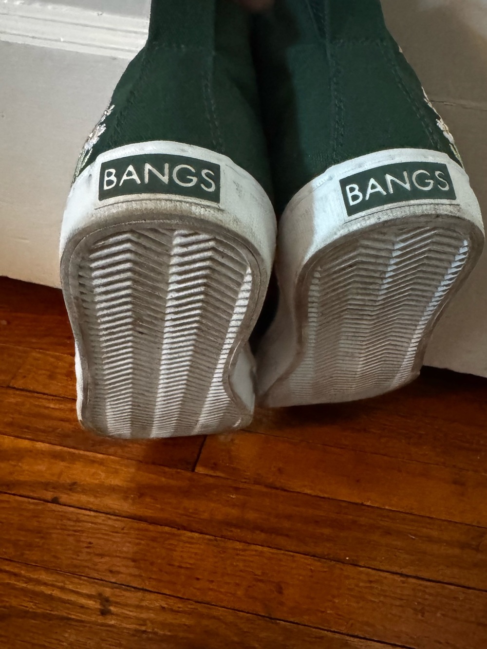Bangs Fluttering Fields High Top Shoes - Picture 8 of 12
